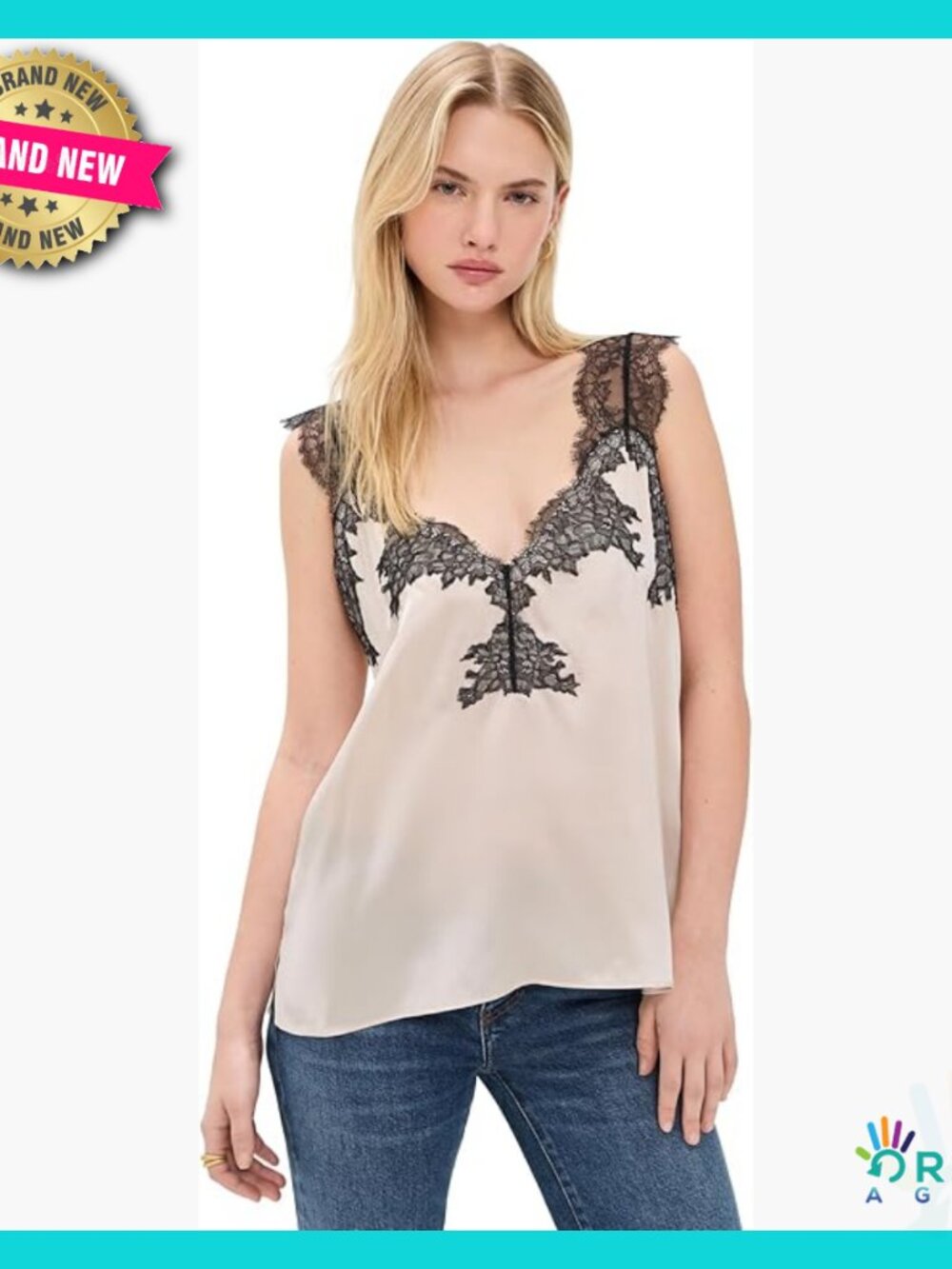 Satin Camisole V-Neck Sleeveless Elegant Minimal Chic Evening Wear